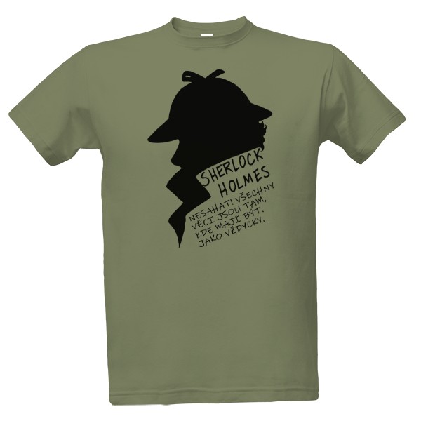 Tričko s potiskem Sherlock Holmes
