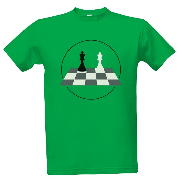 Tričko s potlačou Černý král, bílá dáma