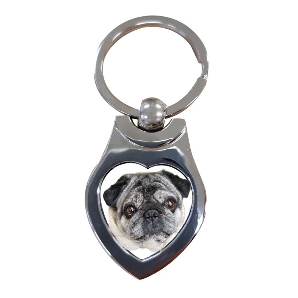 Prívesok na kľúče srdce s potlačou Nový produkt