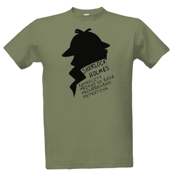 Tričko s potiskem Sherlock Holmes