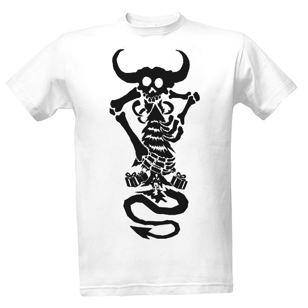 Tričko s potiskem Čertovy Vánoce