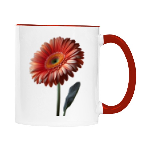 Hrnek malý barevný s potiskem Gerbera