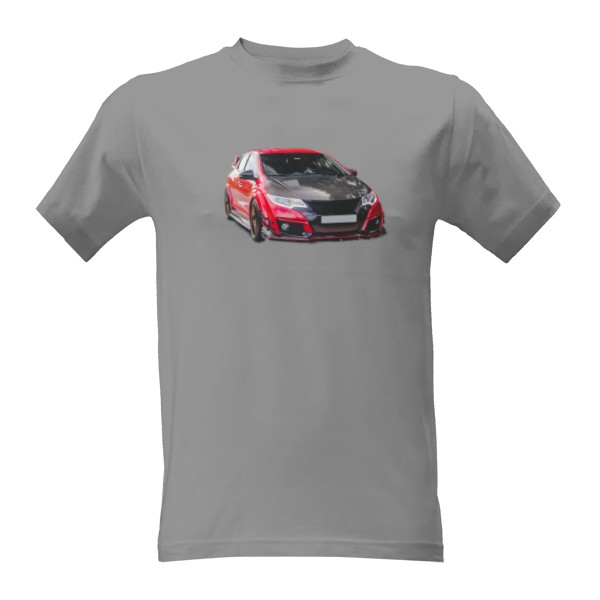 Tričko s potiskem Červené Sportovní Auto
