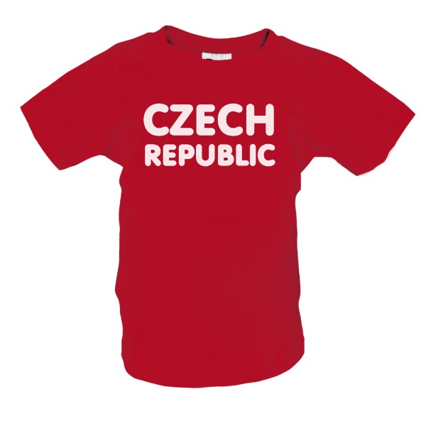 Tričko s potiskem Česká republika - dětské tričko