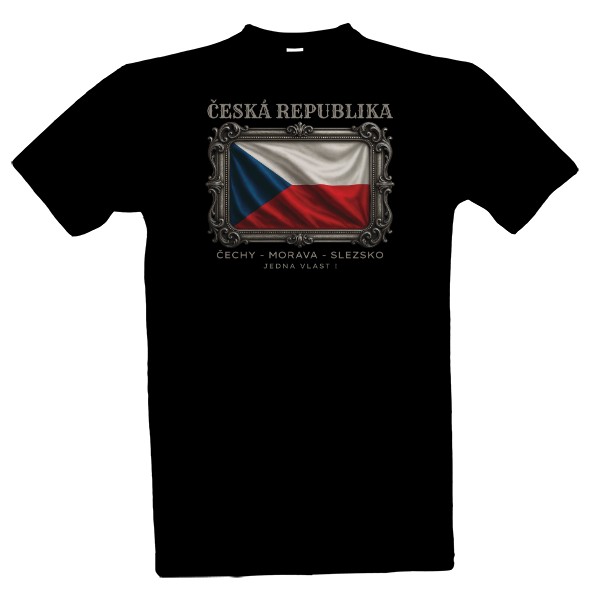 Tričko s potiskem Česká republika-Jedna vlast