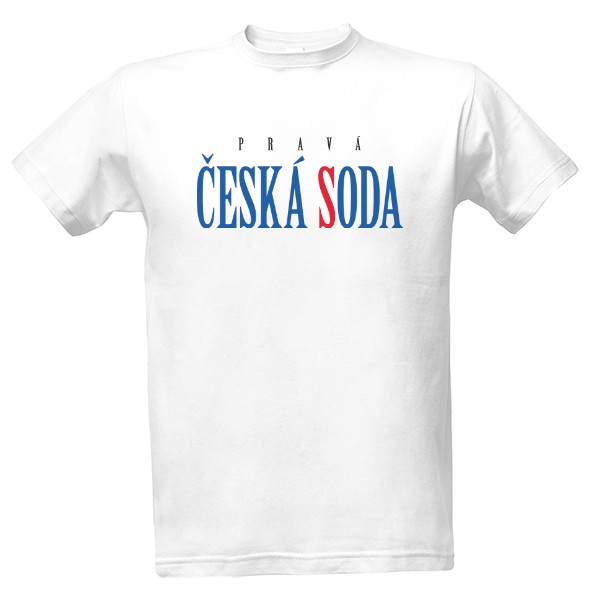Tričko s potiskem Česká soda