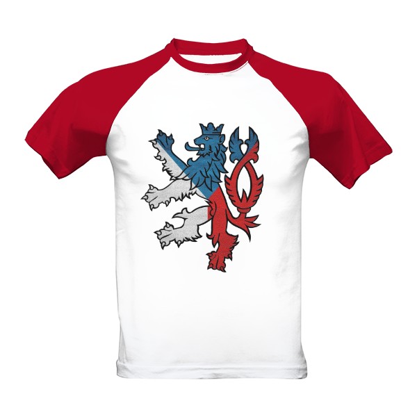 Tričko s potiskem Český lev a vlajka