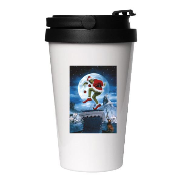 Cestovní keramický hrnek Grinch
