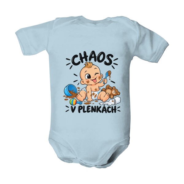 Dětské body Roly Honey s potiskem Chaos v plenkách