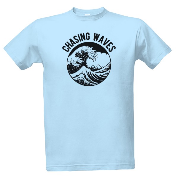 Tričko s potiskem Chasing Waves