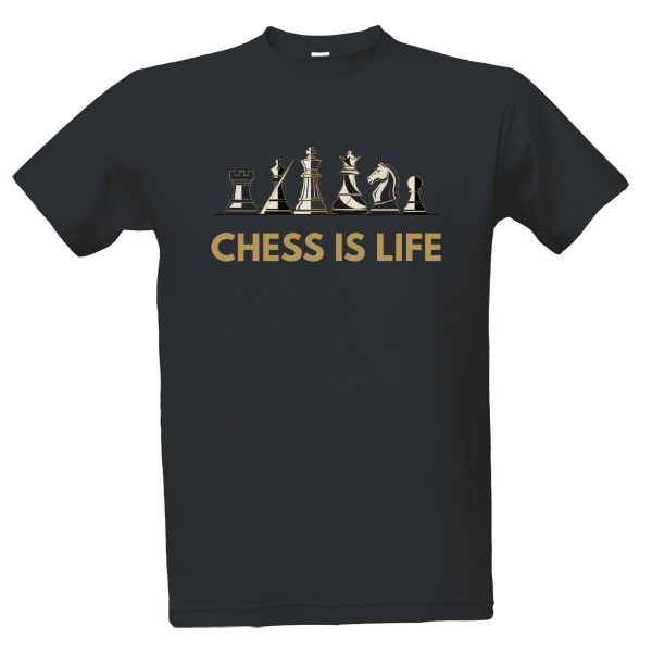 Tričko s potlačou Chess is Life