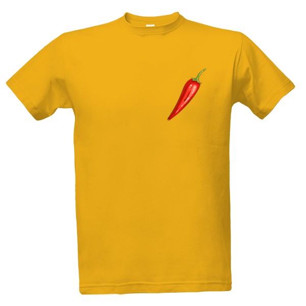 Tričko s potiskem Chilli - potisk z obou stran