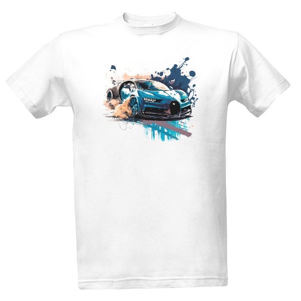 Tričko s potiskem Chiron Blue