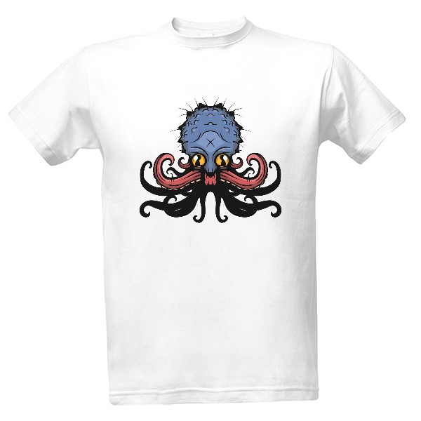 Tričko s potiskem Chobotnice