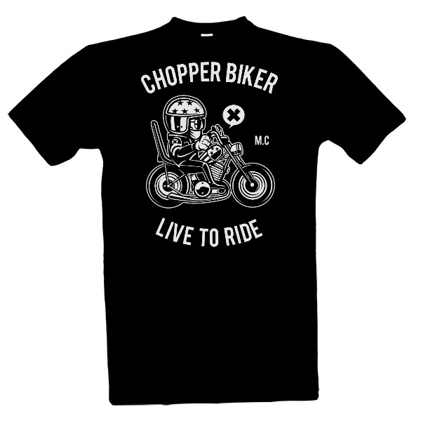 Tričko s potlačou Chopper Biker Ramirez hip hop