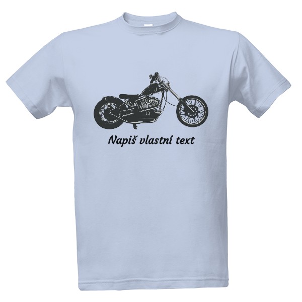 Tričko s potiskem Chopper motorka