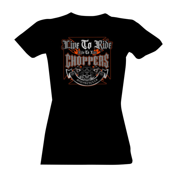 Live To Ride-Choppers-Orange
