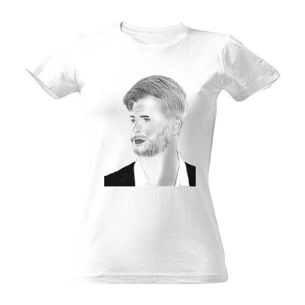 Tričko s potlačou Chris Hemsworth dámské