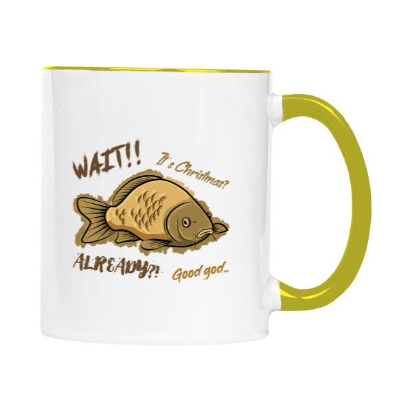 Cup colourful s potiskem Christmas already