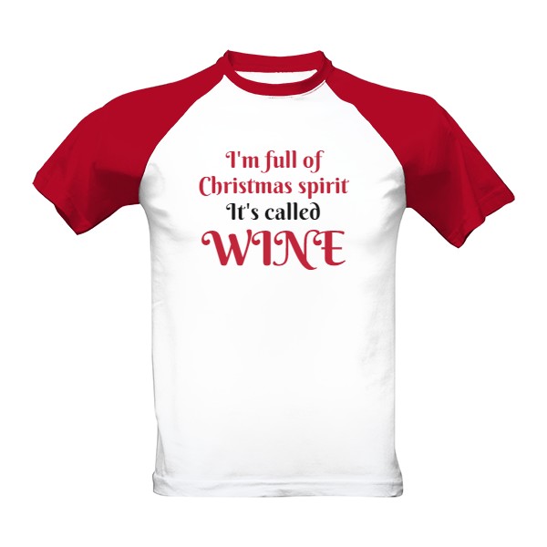 Tričko s potlačou Christmas spirit - UPRAVITELNÉ!