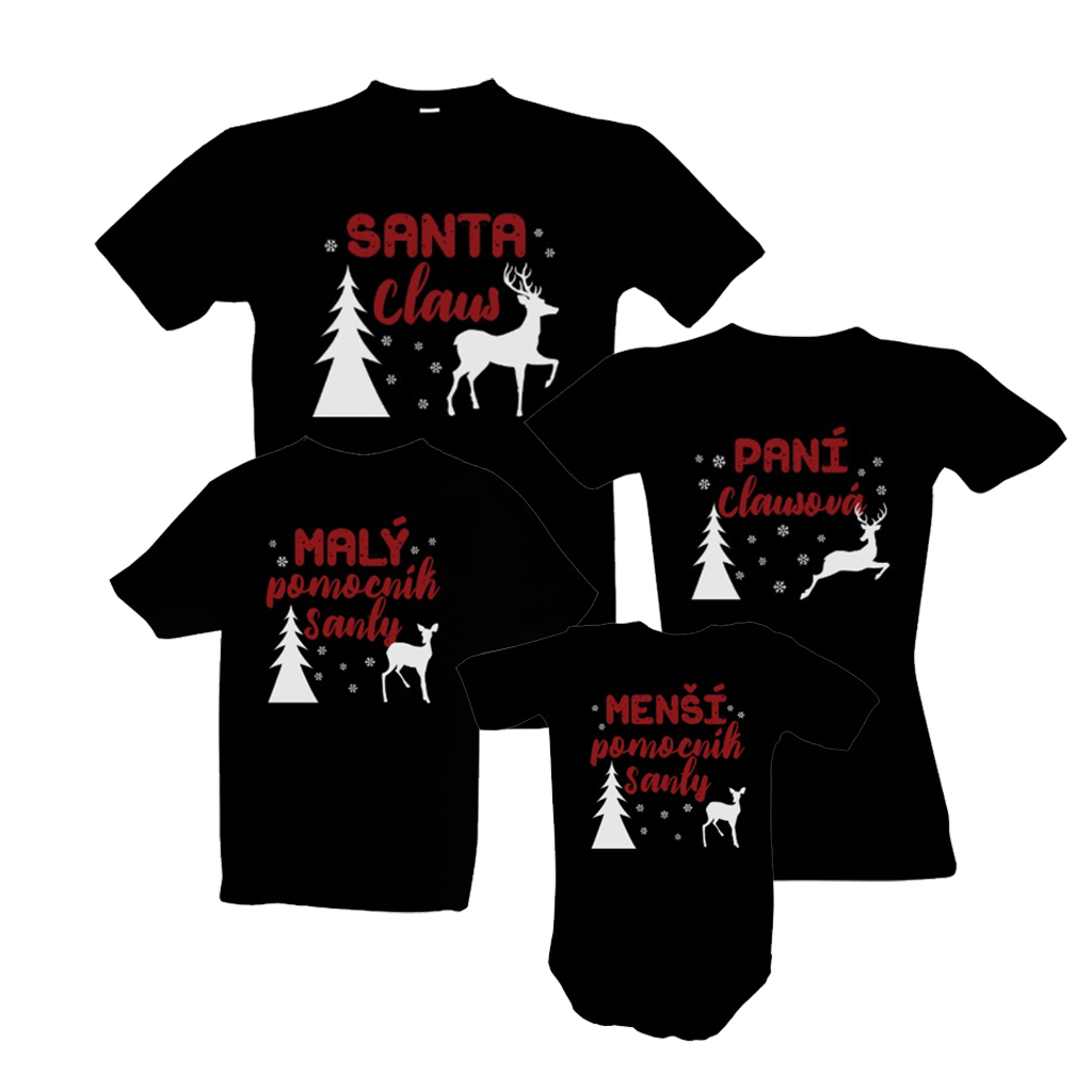 Christmas tshirts Santa´s crew