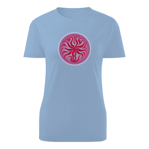 Tričko s potiskem Cinabarit červený