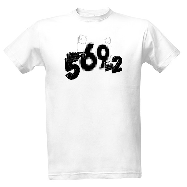Tričko s potiskem Číslo 69 - Pánské