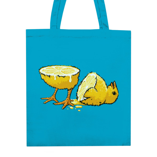 Nákupní taška unisex s potiskem Citronové kuře