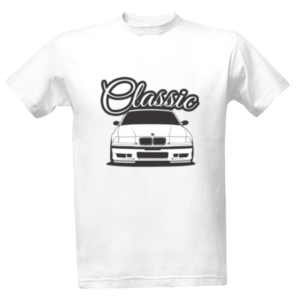 T-shirt Classic Tuning Black and White Lettering
