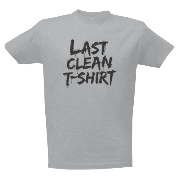 Tričko s potlačou Clean t-shirt