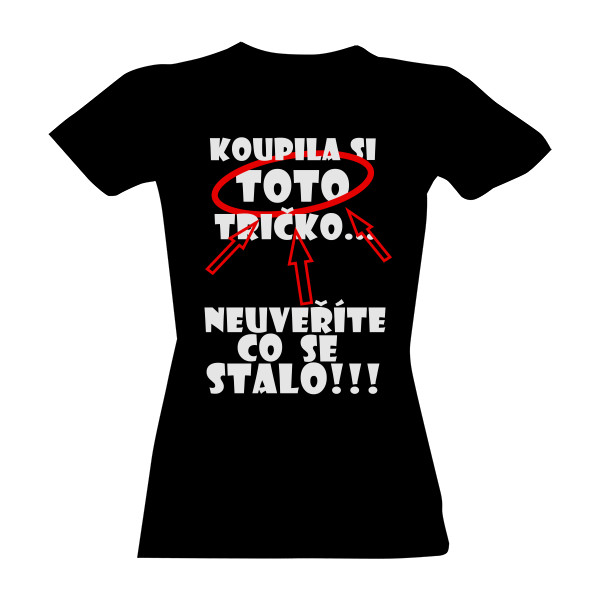 Tričko s potiskem Clickbait