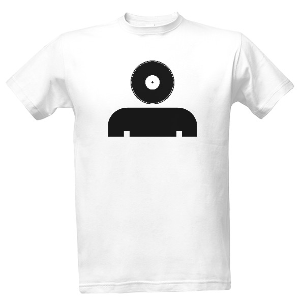 Tričko s potiskem Člověk hudby