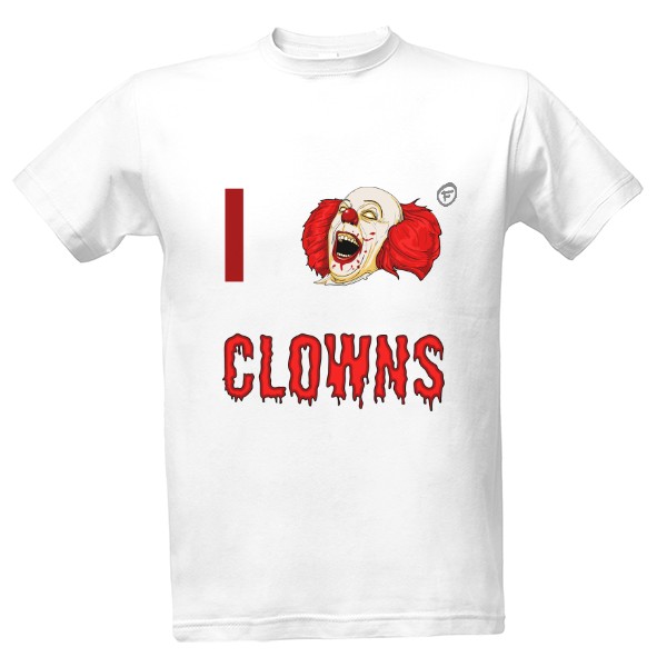 Tričko s potiskem clowns