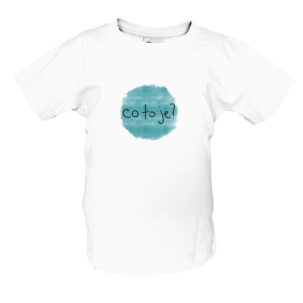 Tričko s potiskem co to je? - modrý