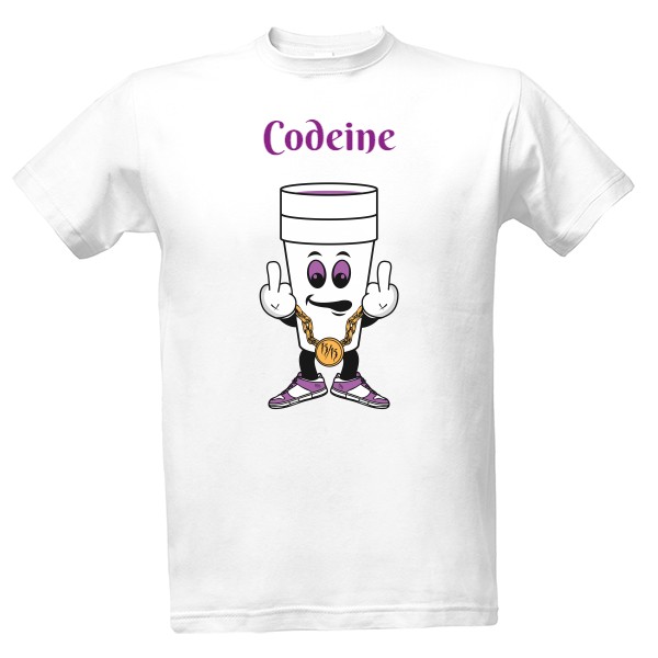 Tričko s potiskem Codeine - Pánske Tričko