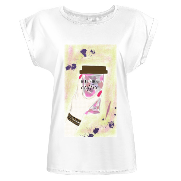 Tričko s potiskem Coffee dámské tričko