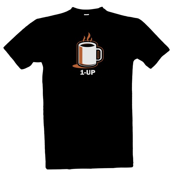 Tričko s potiskem Coffee UP - Pánské