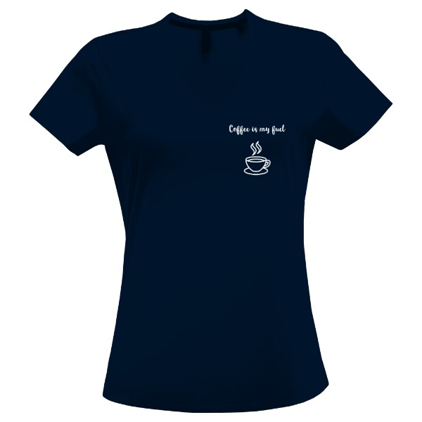 Coffee is my fuel tričko