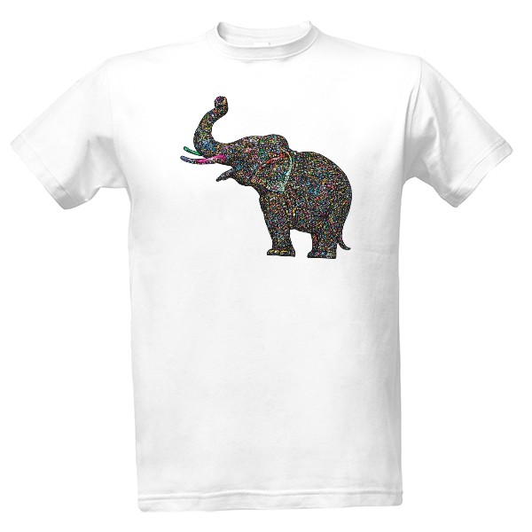 Colored elephant