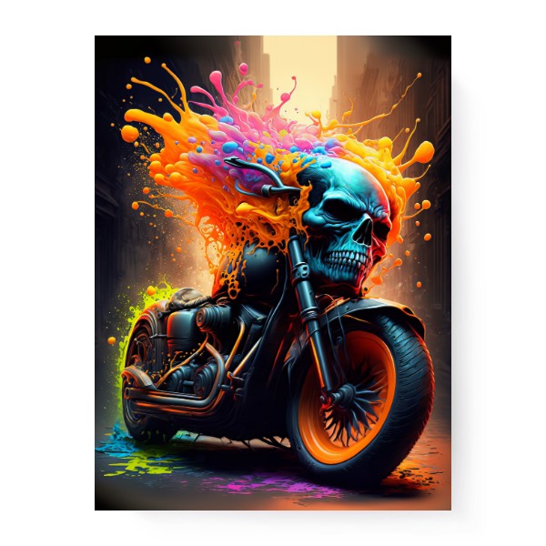 Colorful Abstract Death Machine