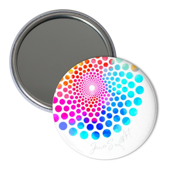 Mirror Colorful dotted mandala