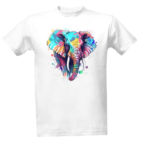 Colorful elephant T-shirt