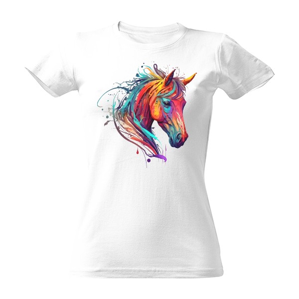 Colorful horse T-shirt