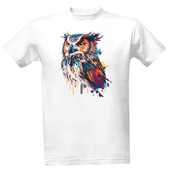 T-shirt Colorful owl 3