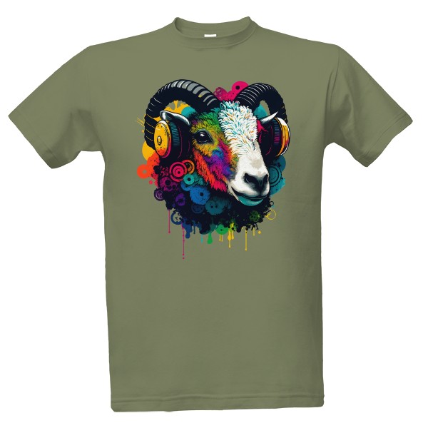 Colorful ram T-shirt