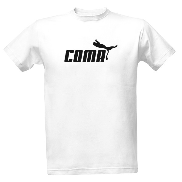 Tričko s potiskem Coma