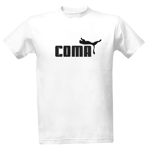 Tričko s potiskem Coma