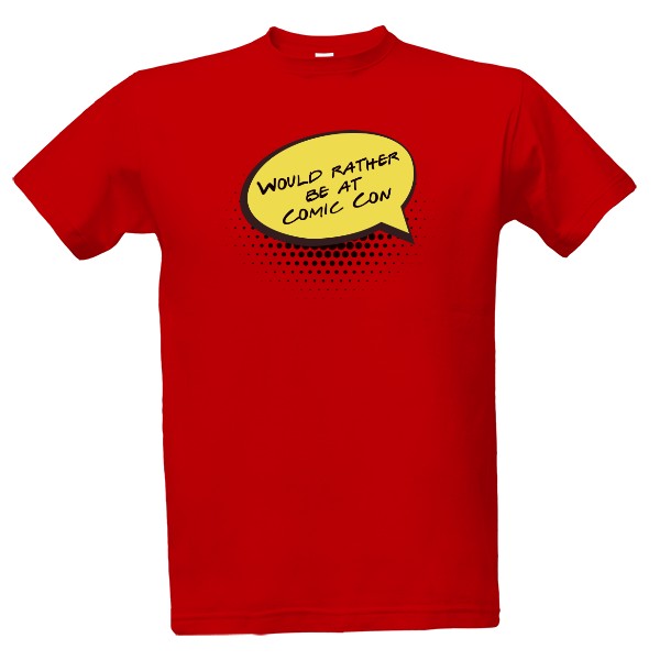Tričko s potiskem Comic Con