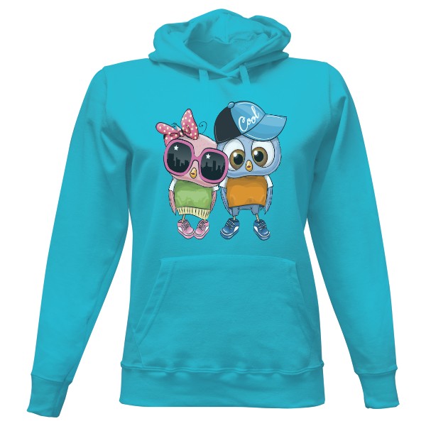 Dámská mikina s kapucí s potiskem COOL LOVE 1 RAMIREZ hip hop