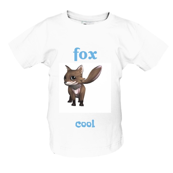 Tričko s potiskem fox